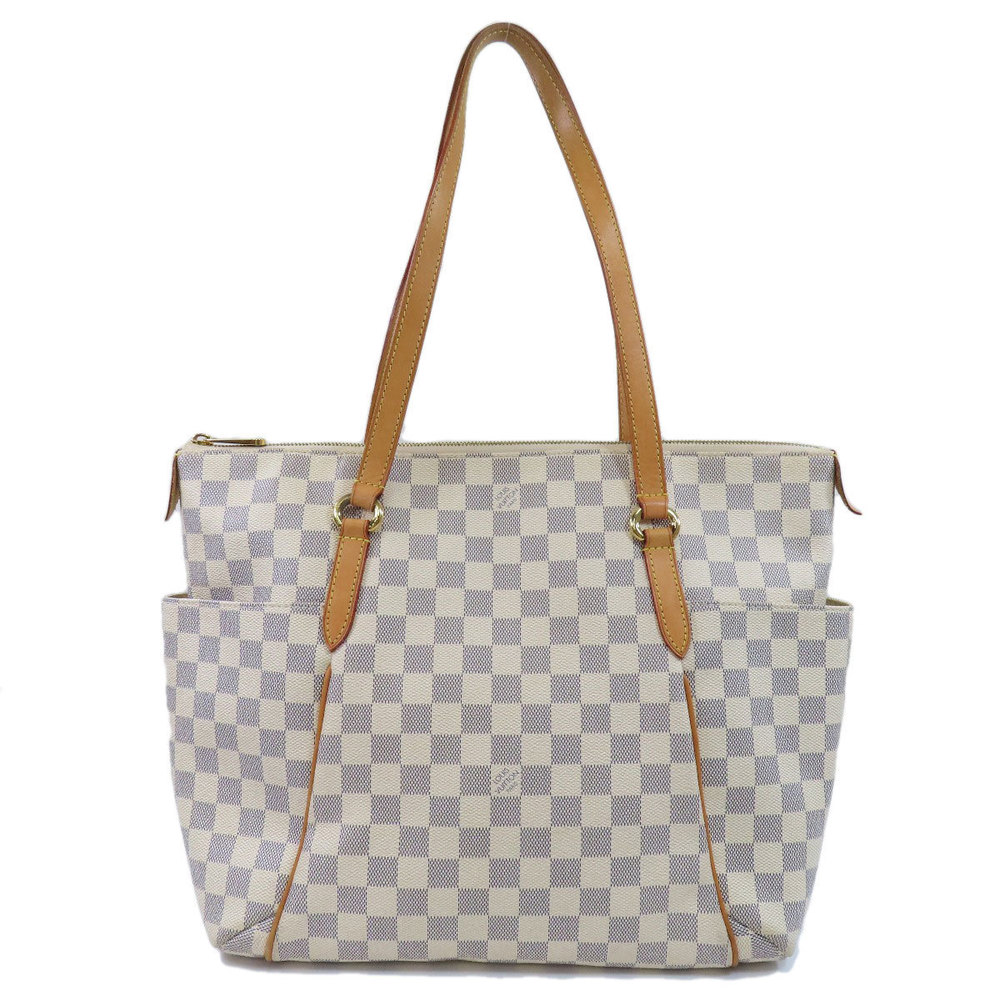 Louis Vuitton Totally MM Damier Azur Tote Bag Damier Canvas